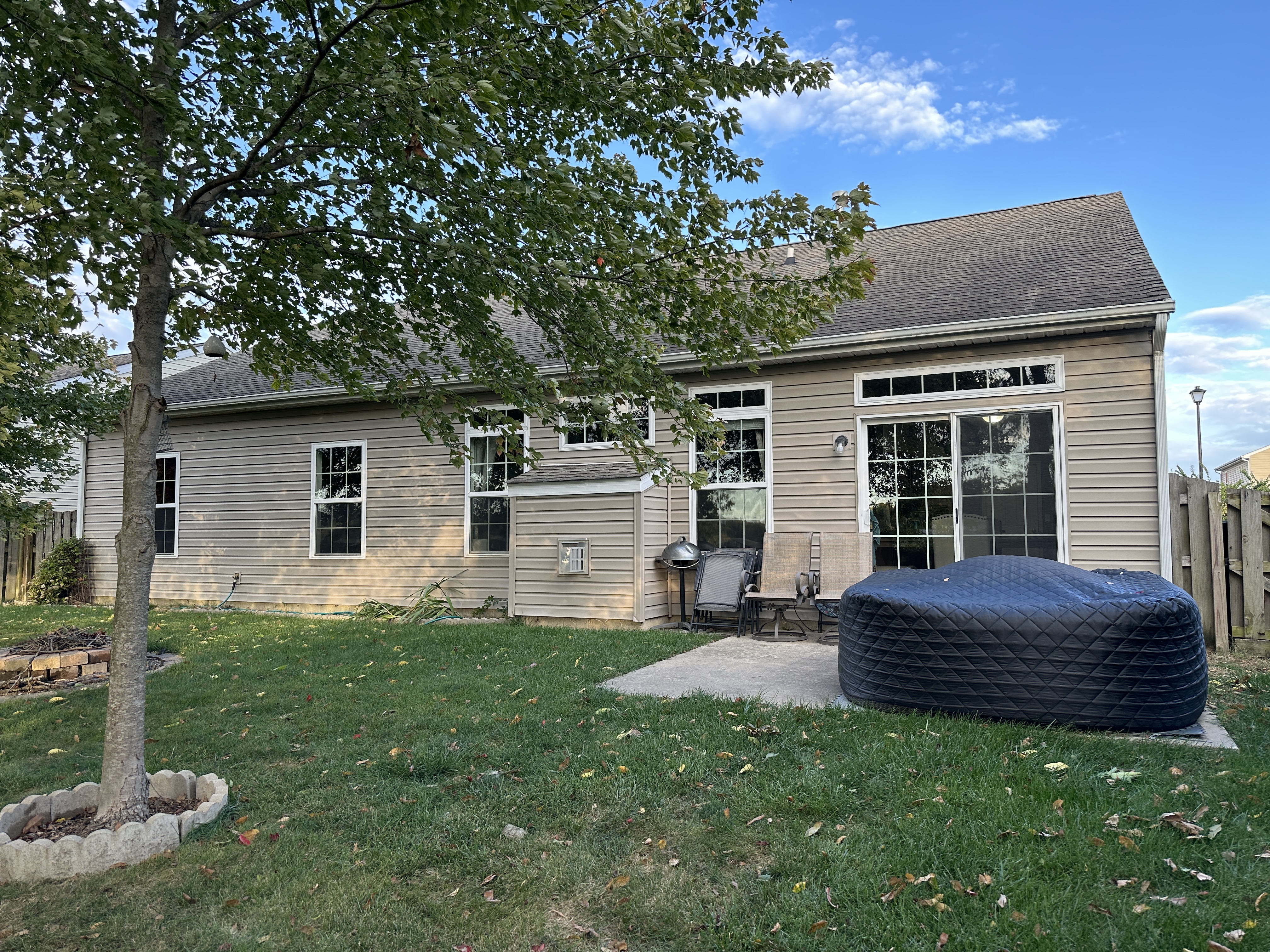 A photo of the house